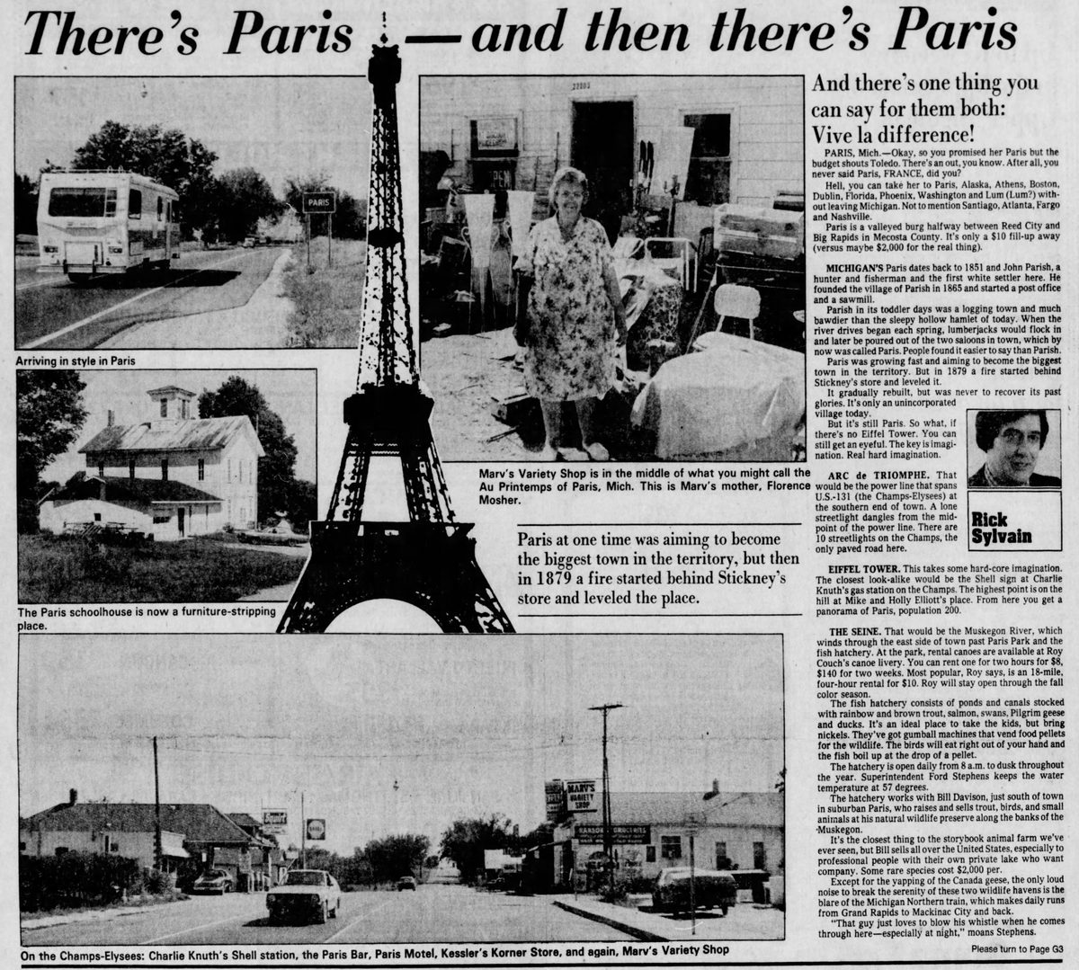 Paris Motel - Sept 1978 Article
